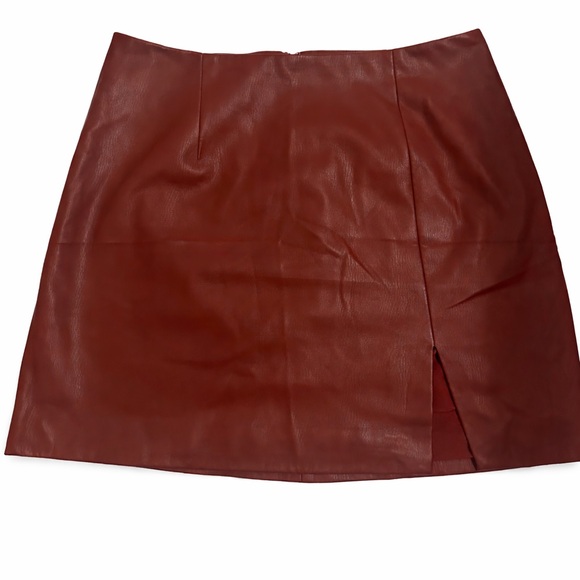 Anthropologie Dresses & Skirts - Maeve by Anthropologie Deep Red Mini Skirt